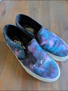 Vans Slip-On Sneakers - Galaxy Print